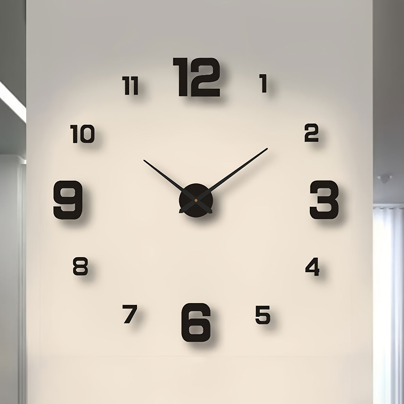 Nordic Style Living Room Wall Clock, DIY