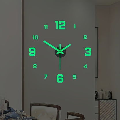 Nordic Style Living Room Wall Clock, DIY