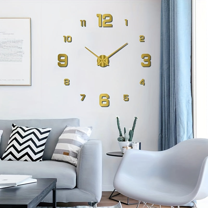 Nordic Style Living Room Wall Clock, DIY