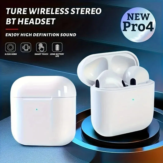 Pro4 Bluetooth Earphones Wireless Headphones