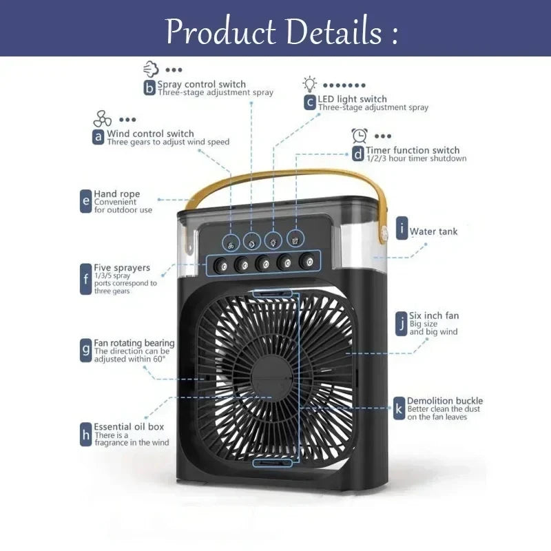 3 In 1 New Fan Air Conditioner Household Small Air