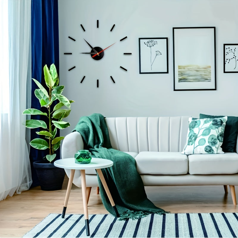 Nordic Style Living Room Wall Clock, DIY